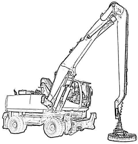 Bagger-magnet
